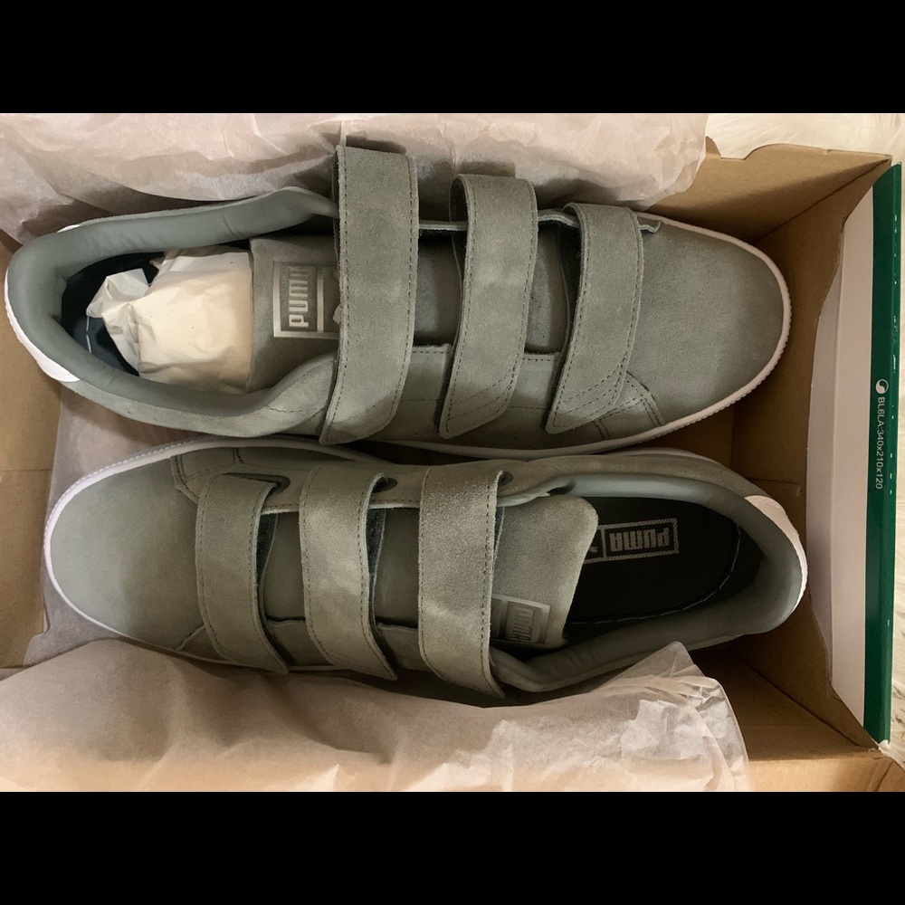 Agave green classic basket strap men’s pumas